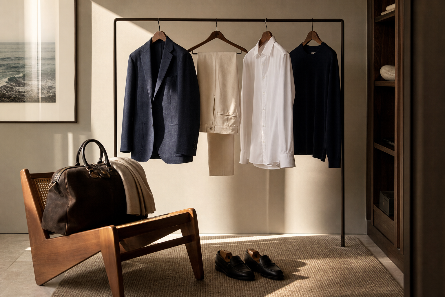 How to Build a Wardrobe in Five Pieces - The Andrew Itinerary
