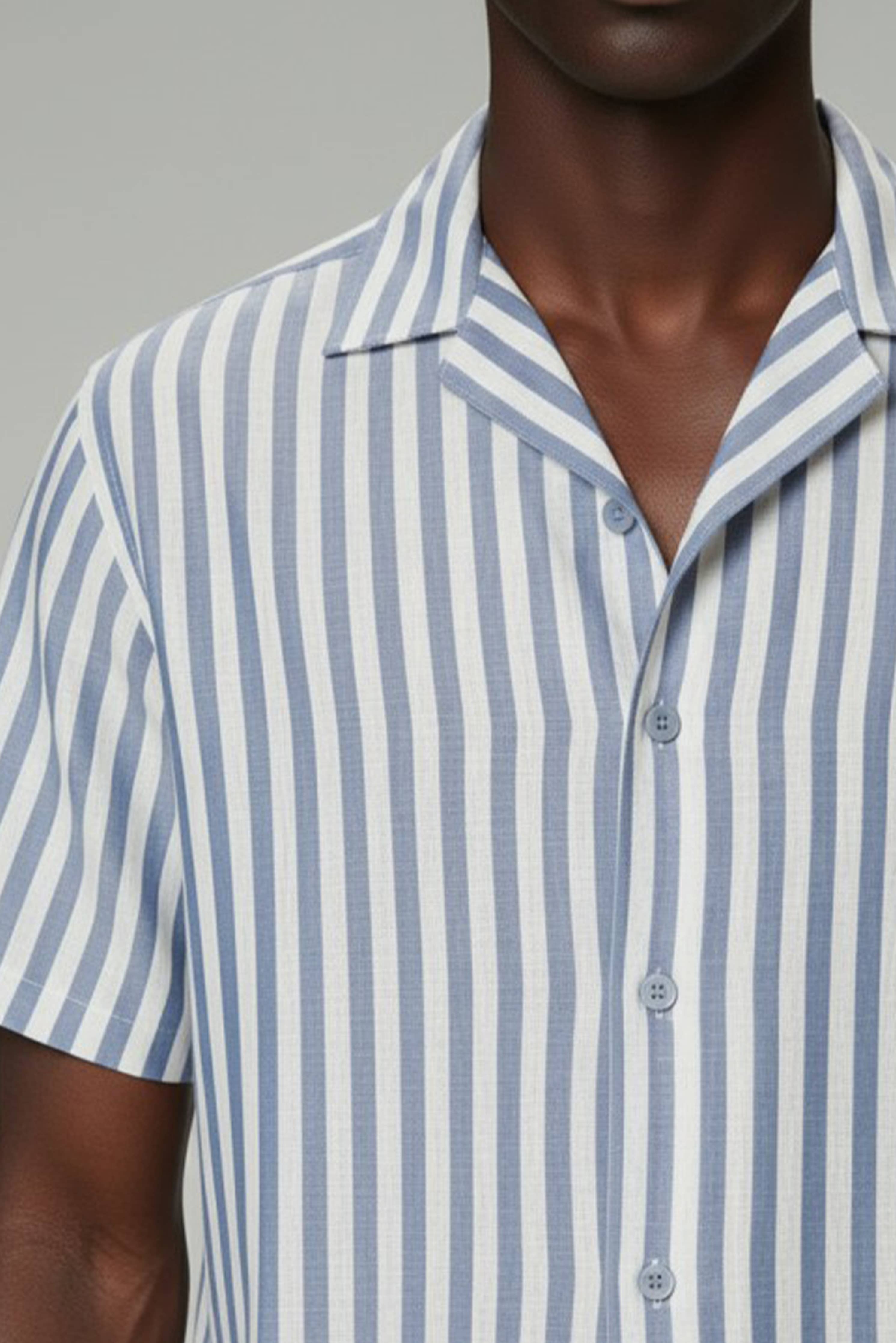 Hawk's Bay Camp Collar Shirt — Slate