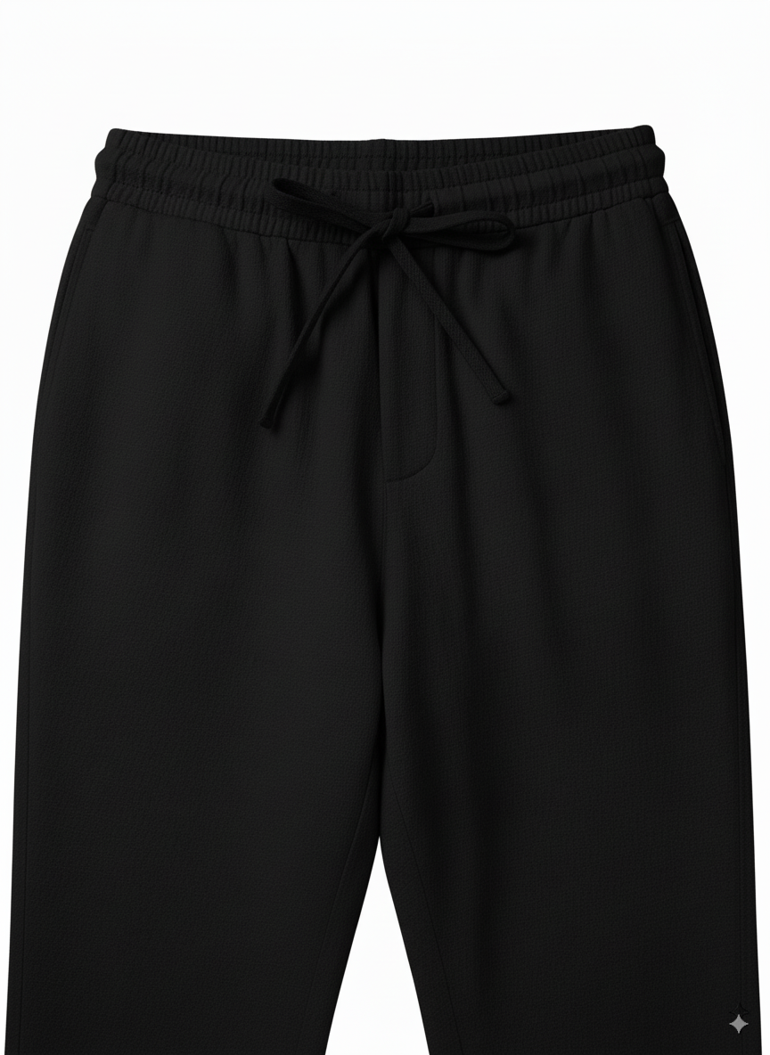 Hawk's Bay Linen Blend Pant — Onyx