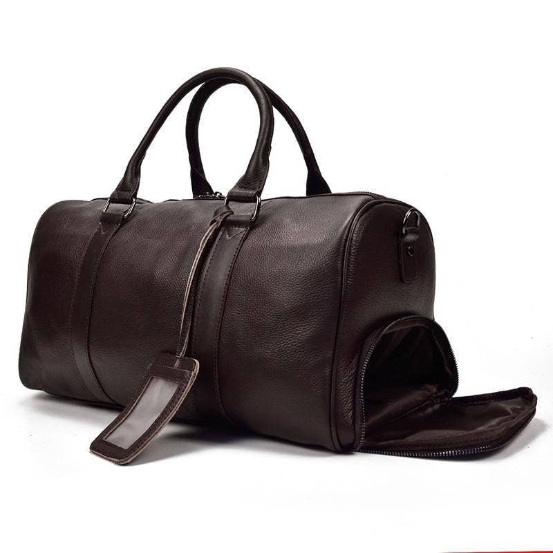 Steel Horse Leather Endre Weekender Leather Duffle — Steel Horse Leather