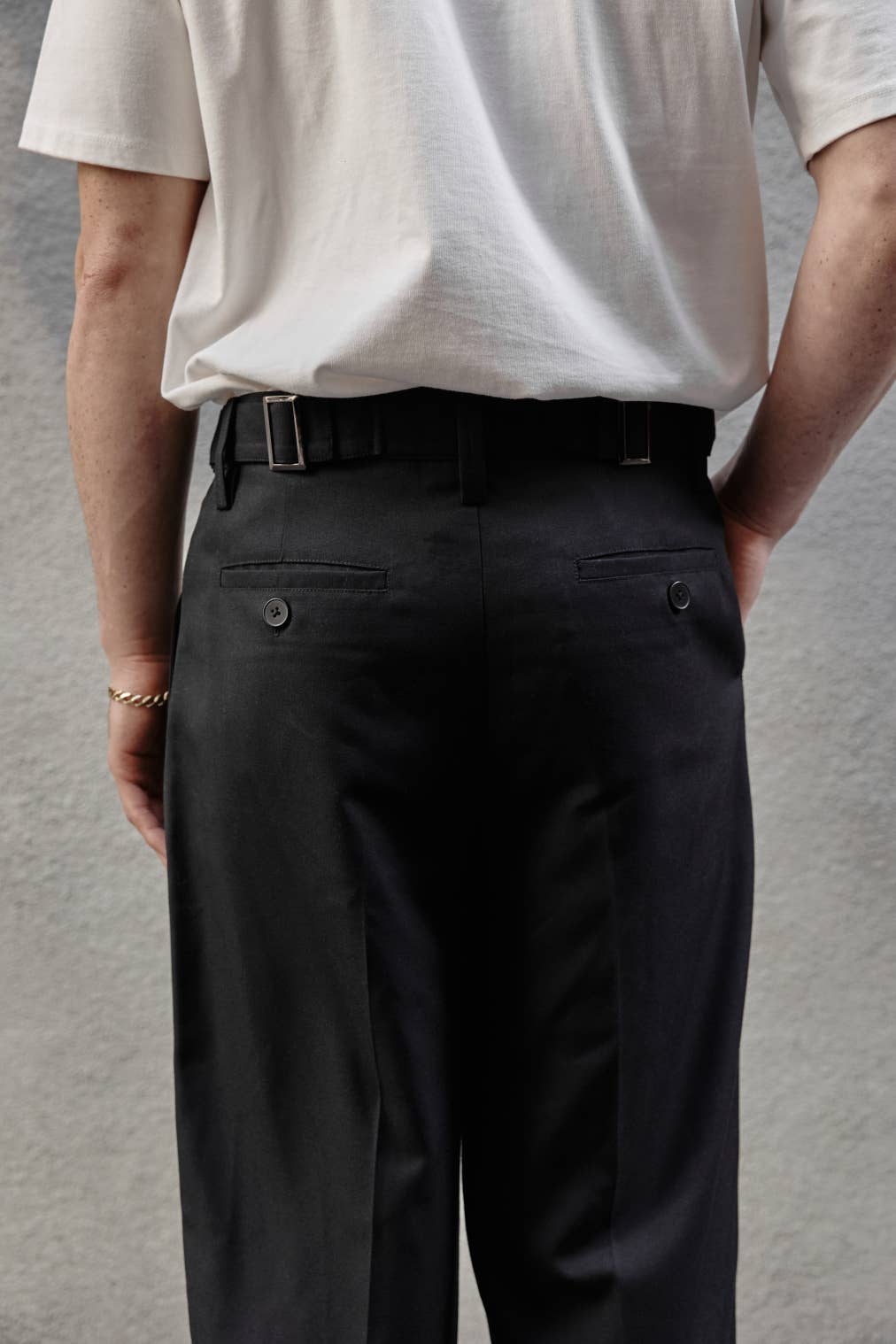 Common Market The William Pants | Adjustable Waist Belt Trousers - Mocha — view 19 of 19