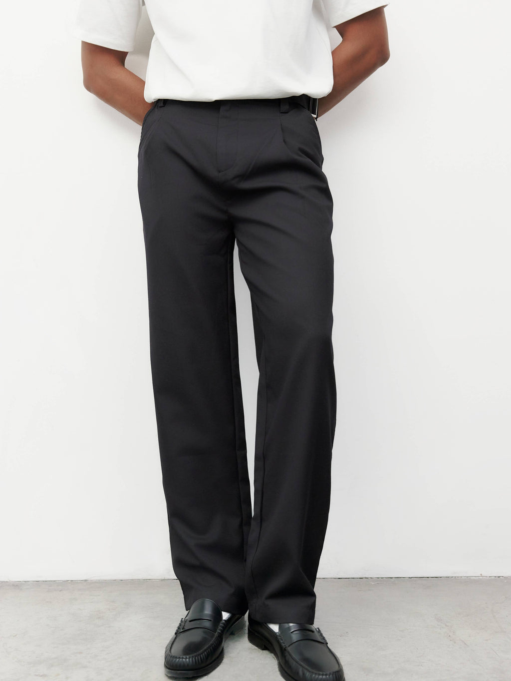 Common Market The William Pants | Adjustable Waist Belt Trousers - Mocha — view 15 of 19