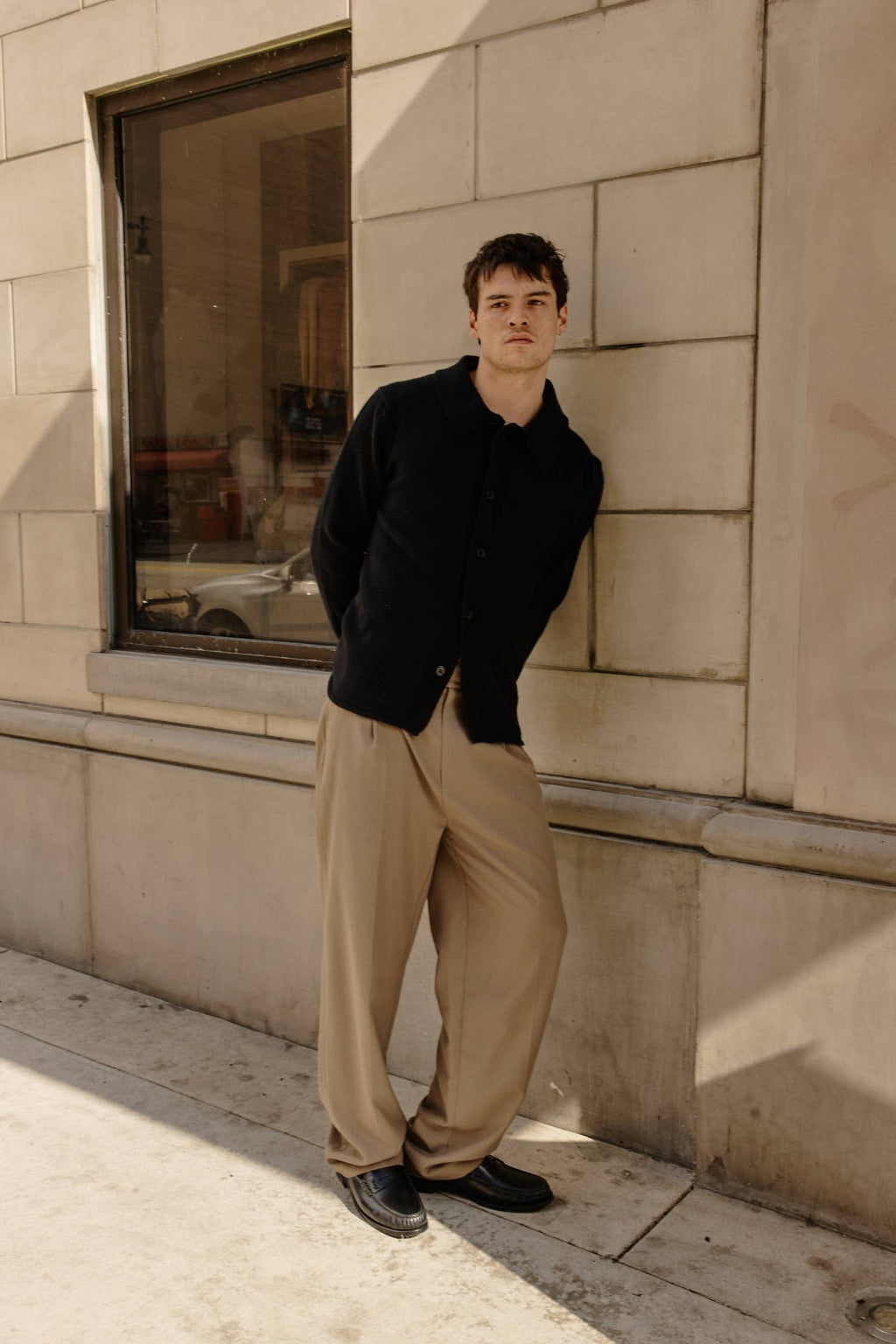 Common Market The William Pants | Adjustable Waist Belt Trousers - Mocha — view 5 of 19