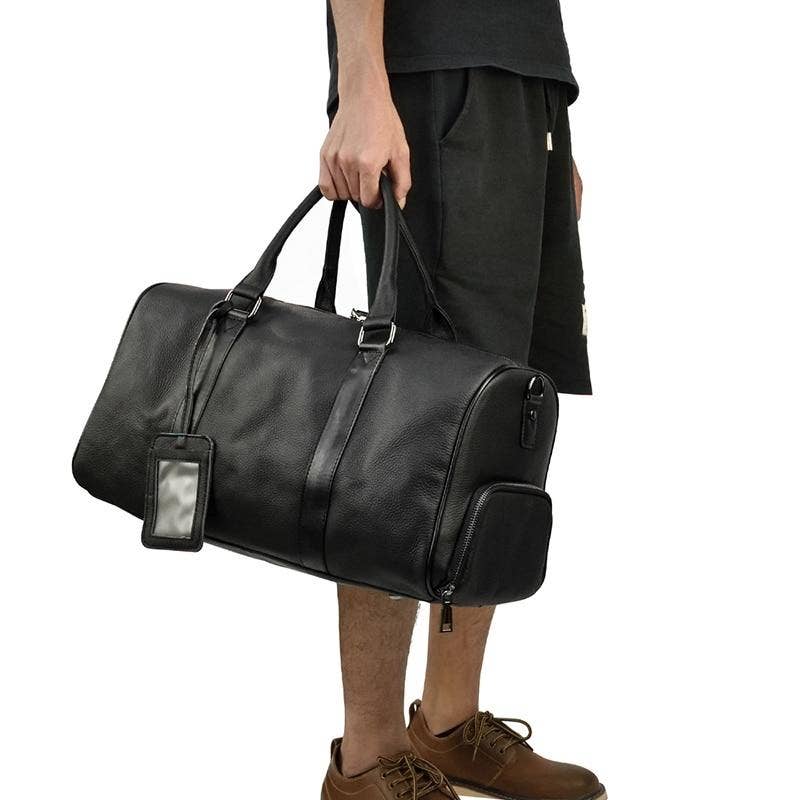 Steel Horse Leather Endre Weekender Leather Duffle — Steel Horse Leather