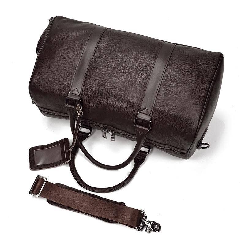 Steel Horse Leather Endre Weekender Leather Duffle — Steel Horse Leather