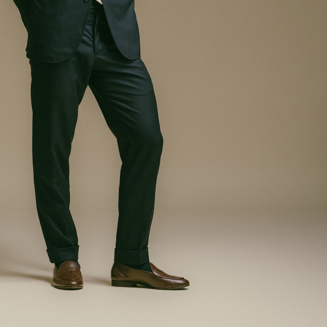 Brown Leather Milano Loafer — Del Toro Shoes