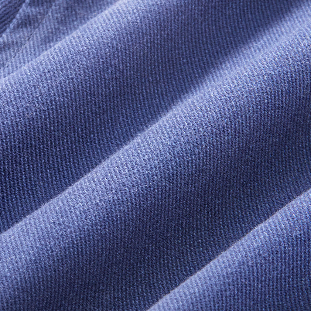 Loafer Jacket in Navy — fabric detail