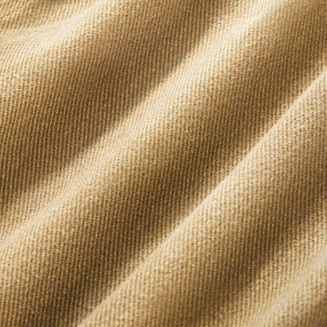 Loafer Jacket in Tobacco — fabric detail