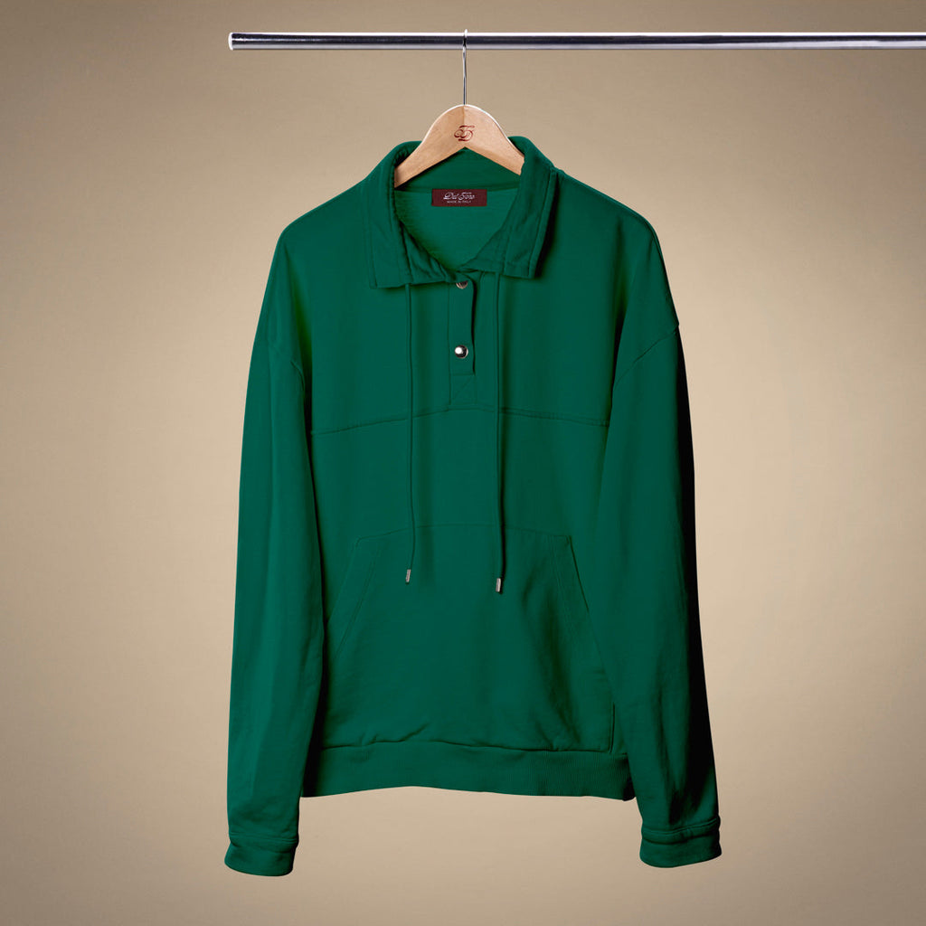 Sailor Sweatshirt in Fairway Green — front product view