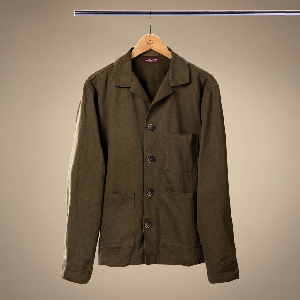 Loafer Jacket in Olive — product view