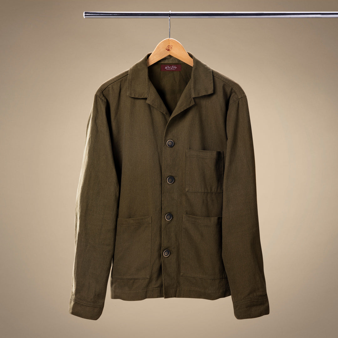 Loafer Jacket in Olive — product view