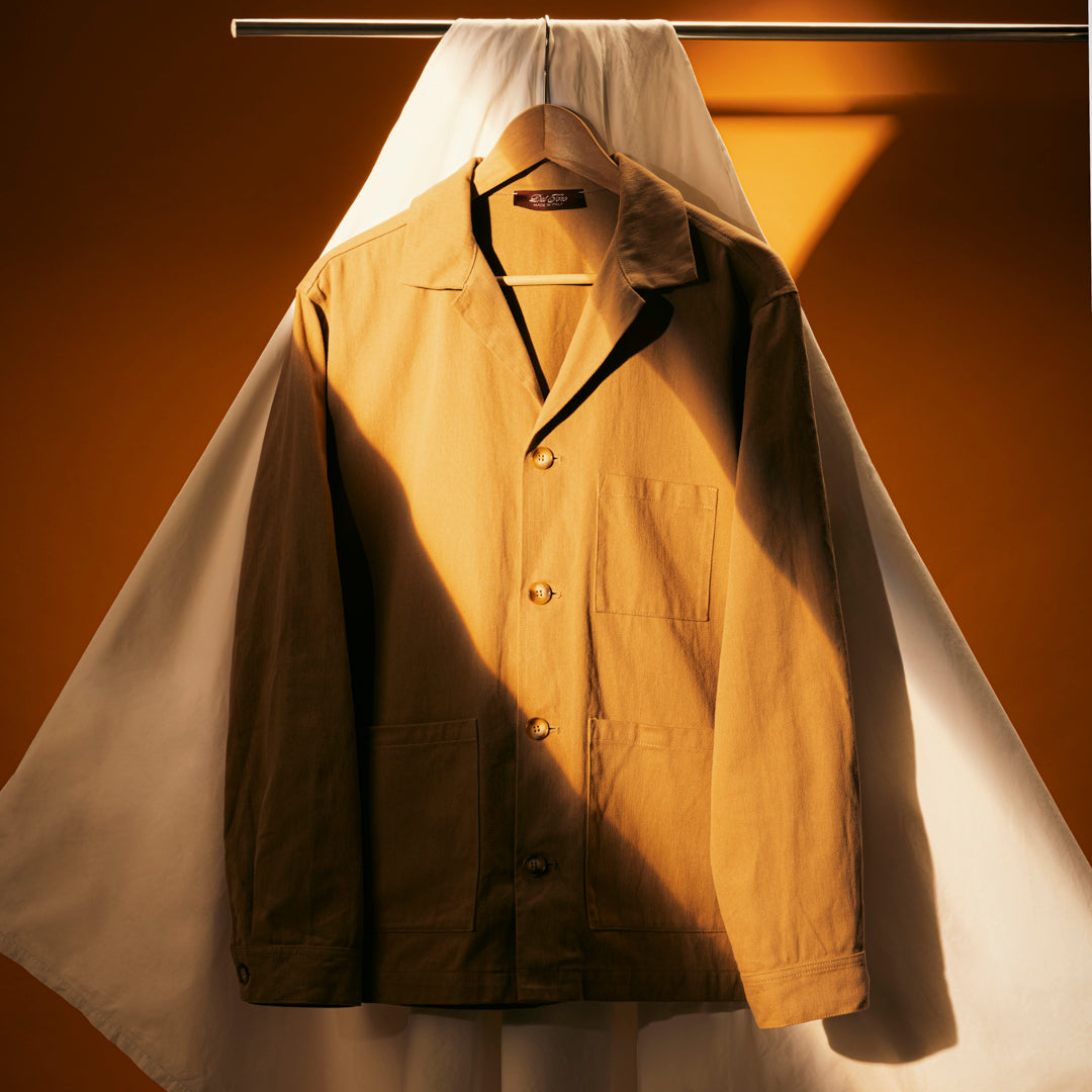 Loafer Jacket in Tobacco — creative product view