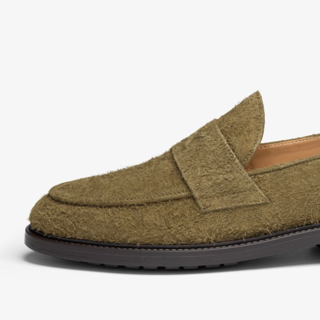 Antelope Textured Suede Lug Centesimo — Del Toro Shoes