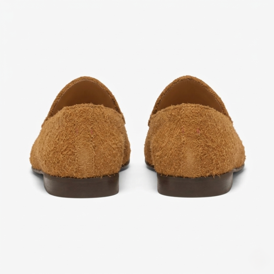 Del Toro Teddy Textured Suede Milano Loafer
