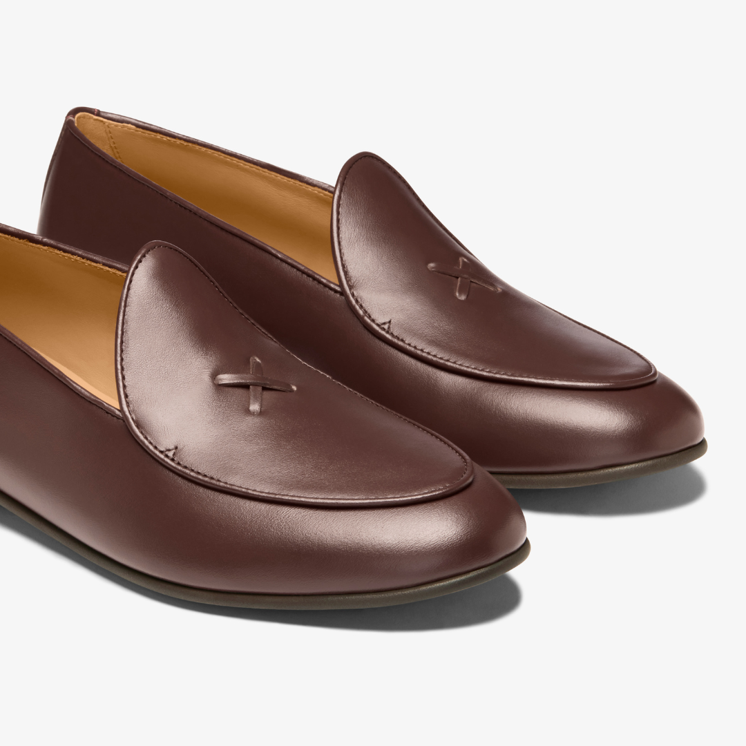 Brown Leather Milano Loafer — Del Toro Shoes