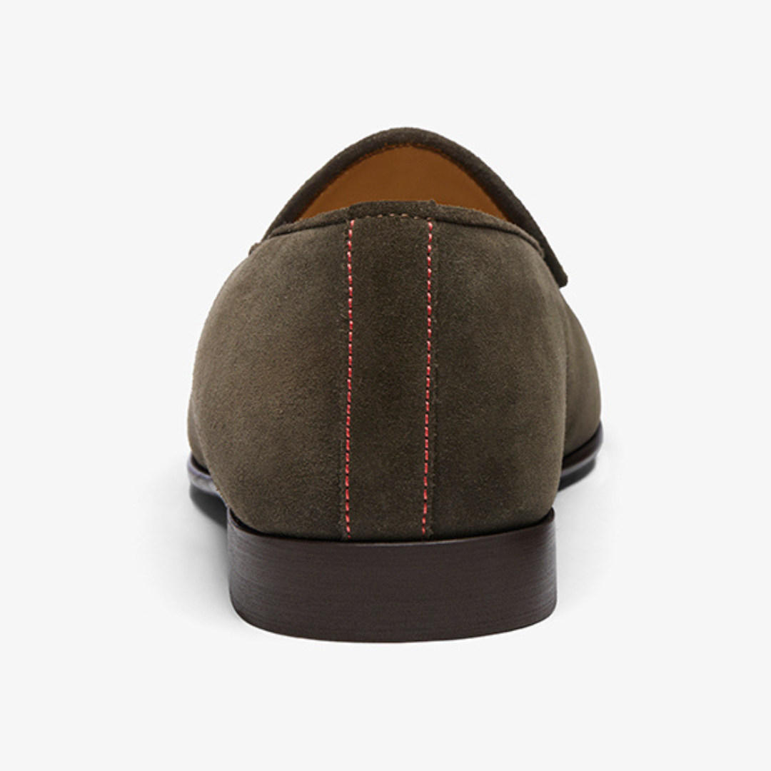 Chocolate Suede Milano Loafer — Del Toro Shoes
