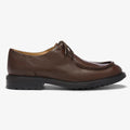 Del Toro Brown Pebbled Leather Tuscan Moc Boot