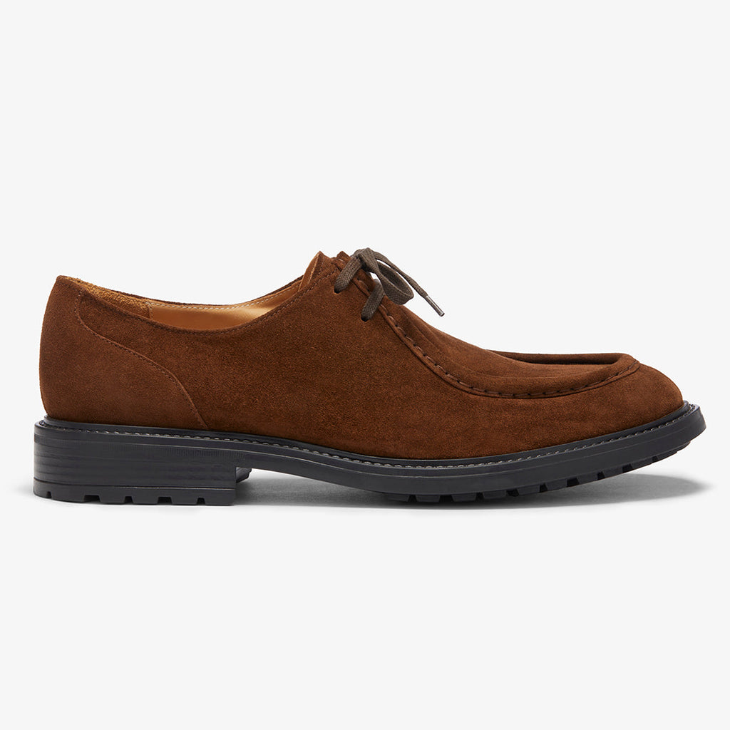Del Toro Chestnut Suede Tuscan Moc Boot