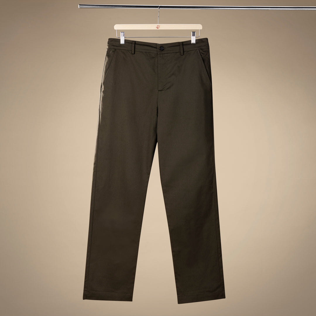 Prato Pant in Olive — product view