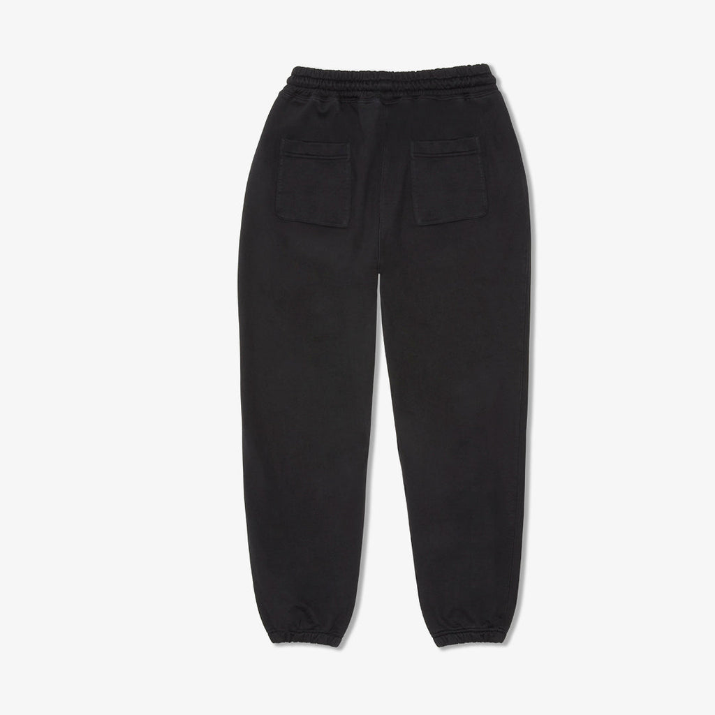 Retro Gym Sweatpants in Black — rear product view