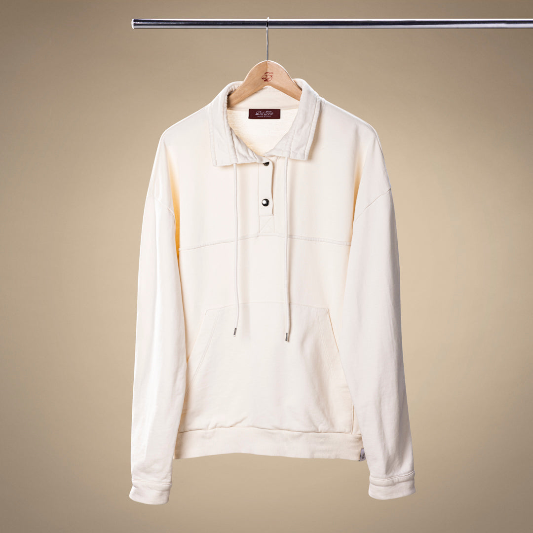 Sailor Sweatshirt in Vintage White — front product view
