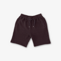 Retro Gym Sweatshorts in Black — front product view