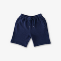 Retro Gym Sweatshorts in Navy — front product view