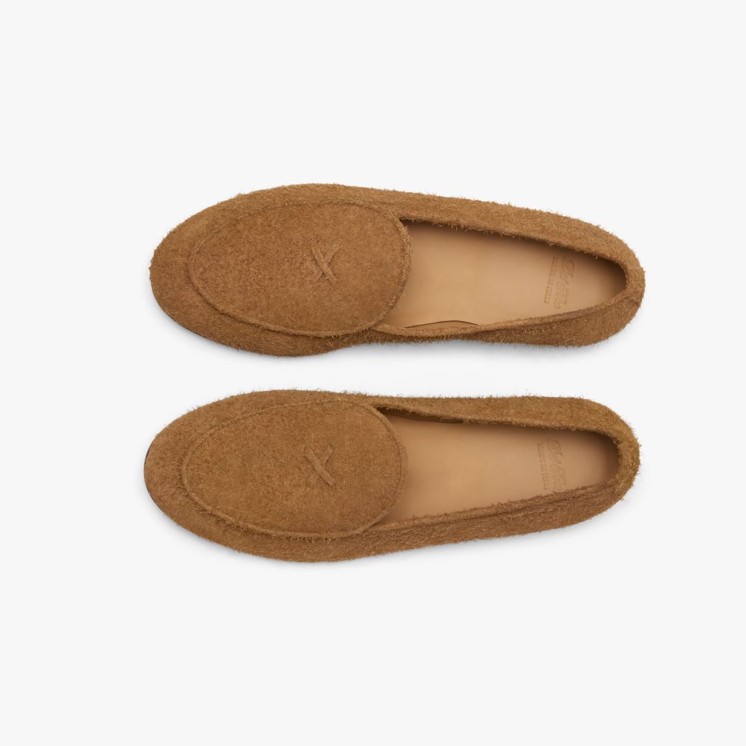 Del Toro Teddy Textured Suede Milano Loafer