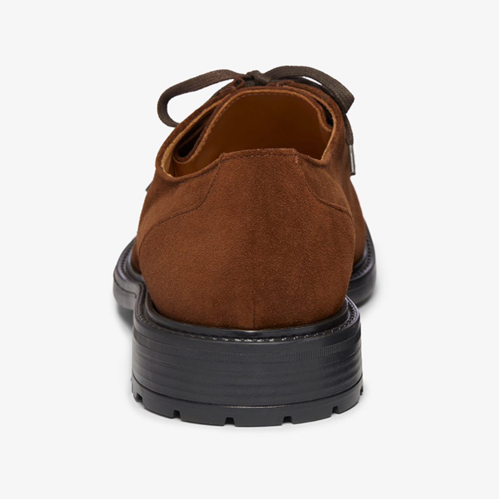 Del Toro Chestnut Suede Tuscan Moc Boot