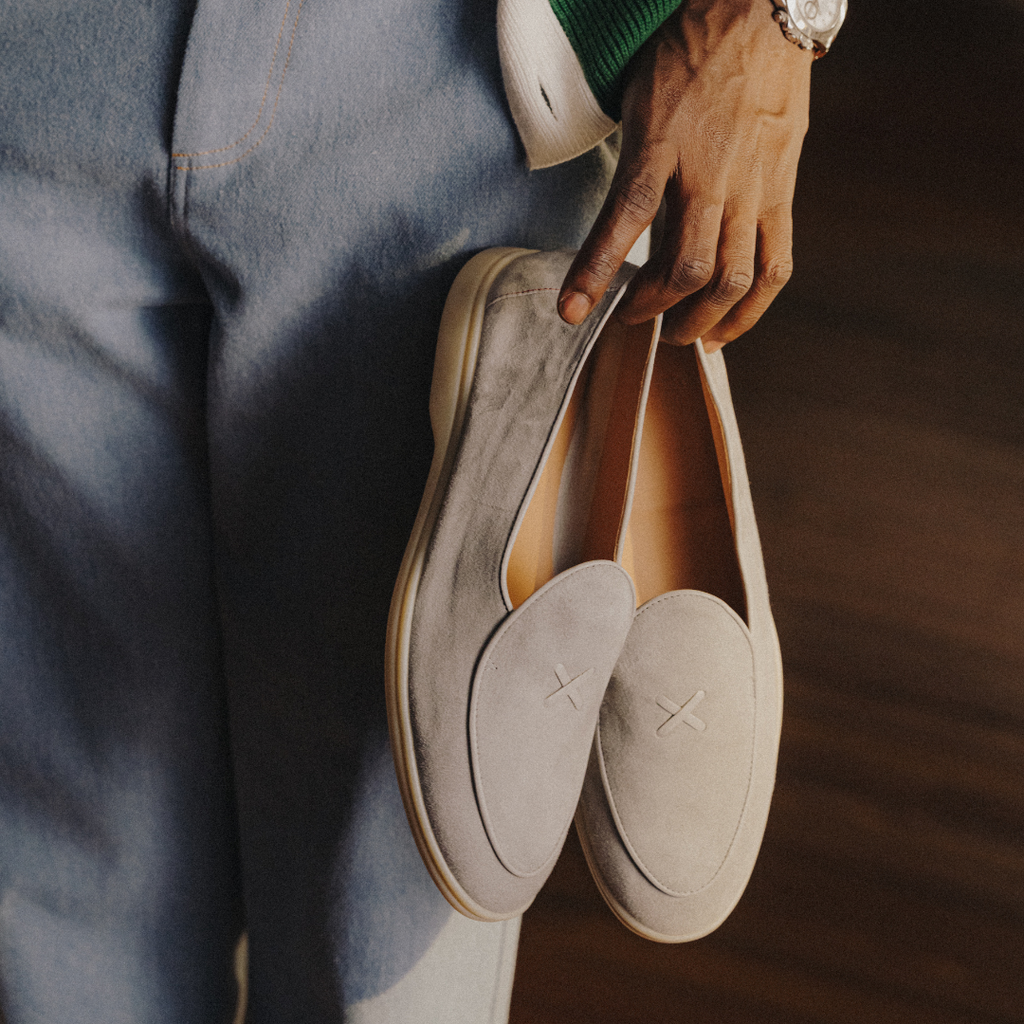 Grigio Suede Viaggio Loafer