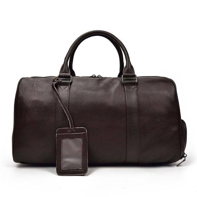Steel Horse Leather Endre Weekender Leather Duffle — Steel Horse Leather