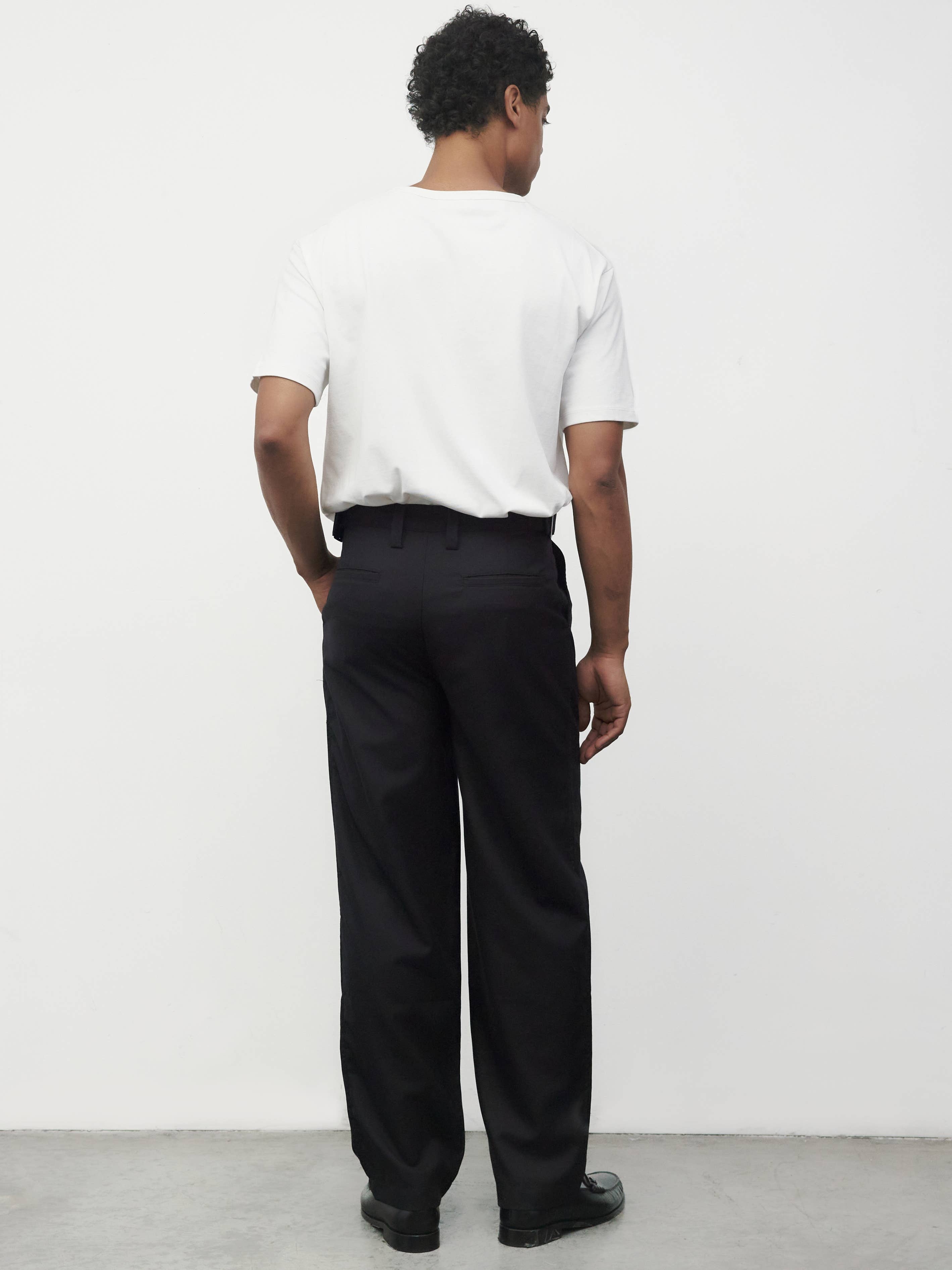 Common Market The William Pants | Adjustable Waist Belt Trousers - Mocha — view 13 of 19