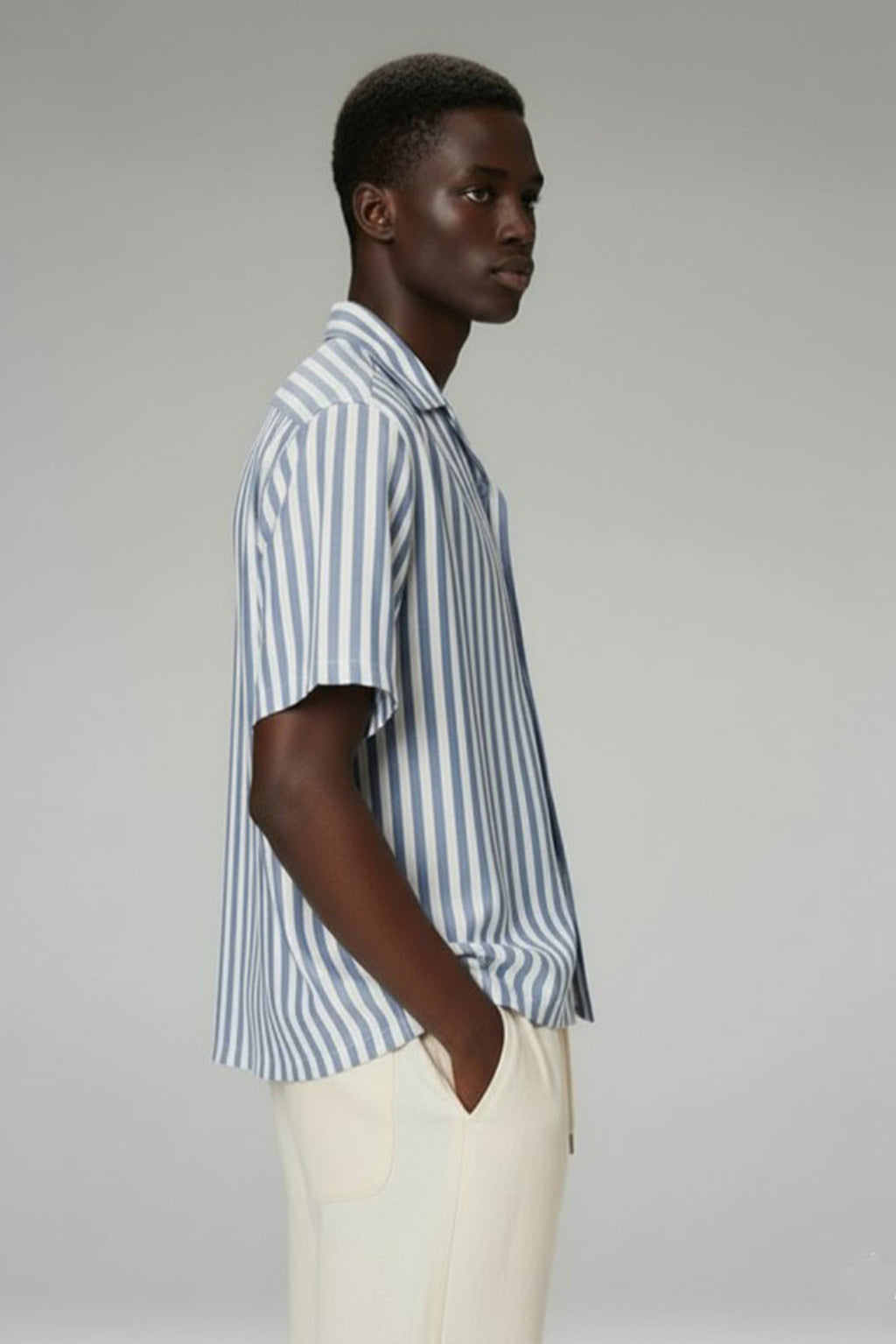 Hawk's Bay Camp Collar Shirt — Slate