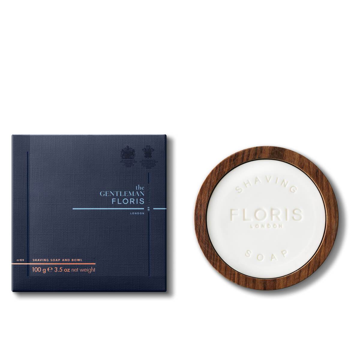 Floris London - No. 89 Shaving Soap & Wooden Bowl