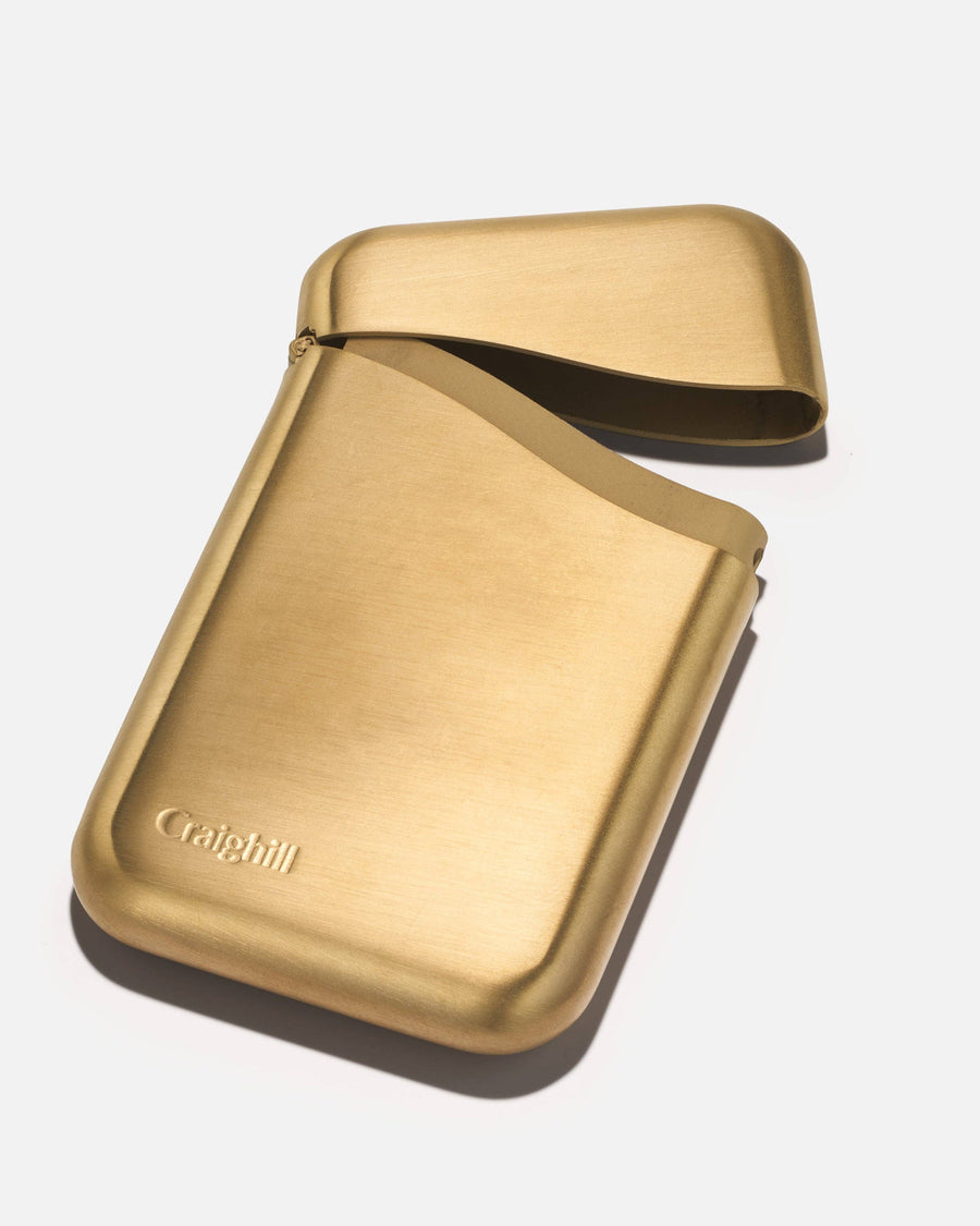 Craighill Summit Card Case — Vapor Brass