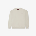 Retro Gym Crewneck Sweatshirt in Vintage White — front product view
